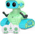 ALLCELE Robot Toys Rechargeable RC Robot for Kids - LED Eyes & Music