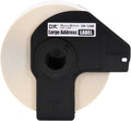 Die-Cut Large Address Labels DK-1208 - Reliable 400-Label Roll