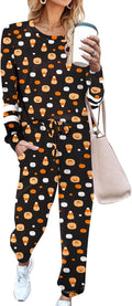 Women's Ekouaer Loungewear 2-Piece Sweatsuit Set - Soft Comfort