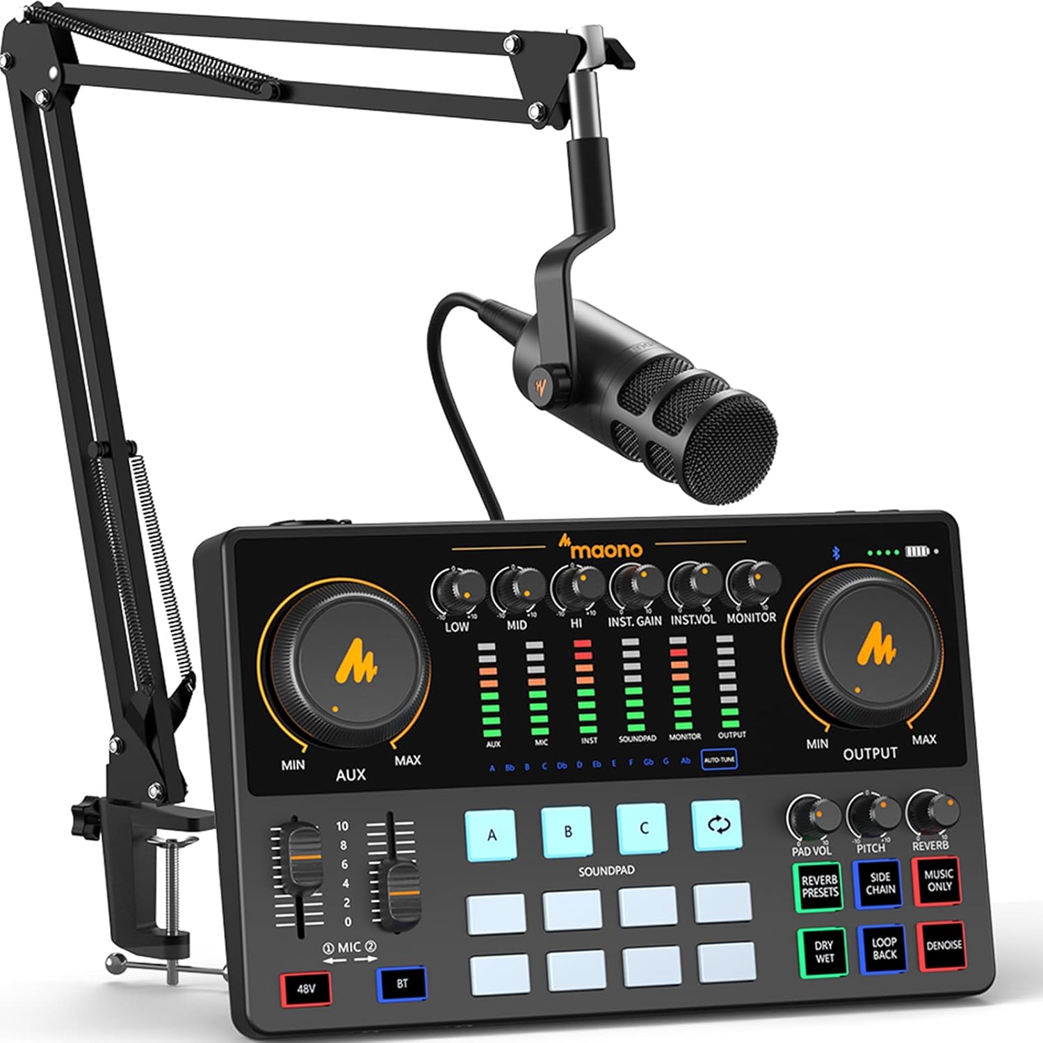 MAONO Podcast Equipment Bundle for Streaming and Recording