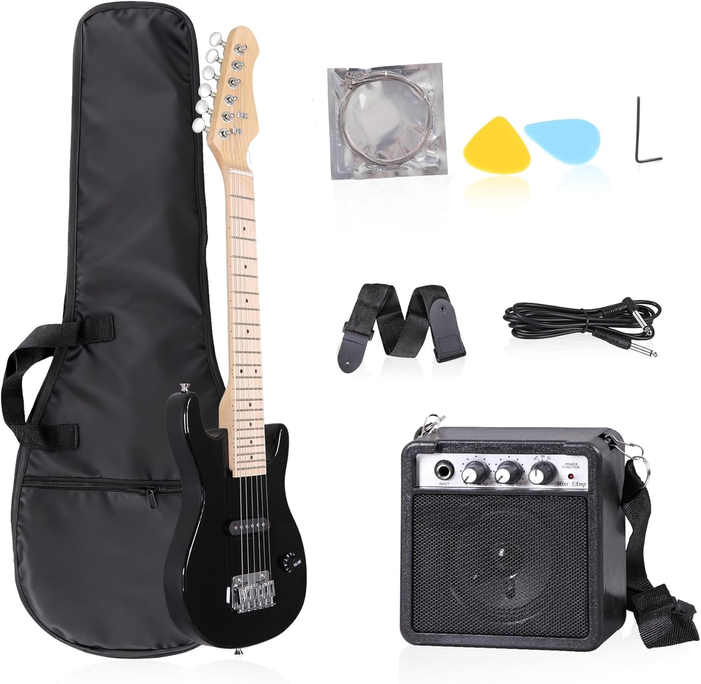 30 Inch Kids Electric Guitar Complete Beginner Kit with Amp