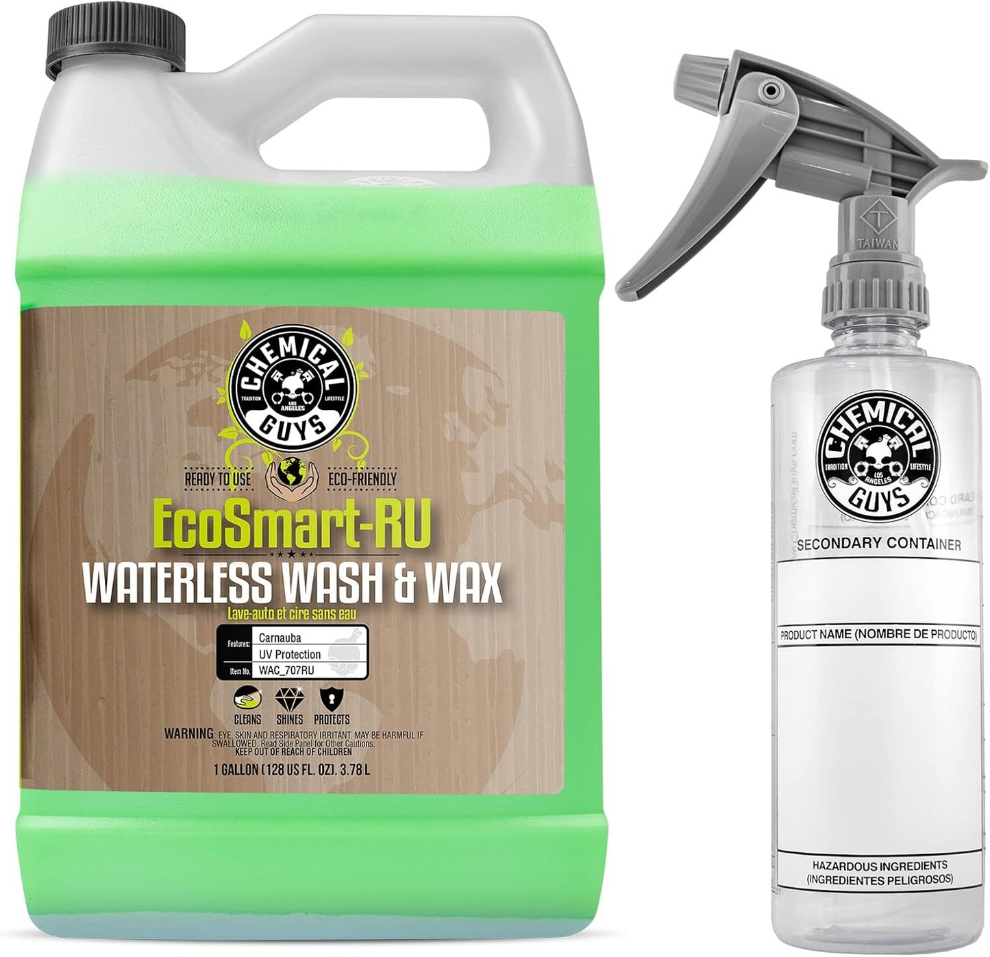 Chemical Guys EcoSmart-RU Waterless Car Wash and Wax Bundle