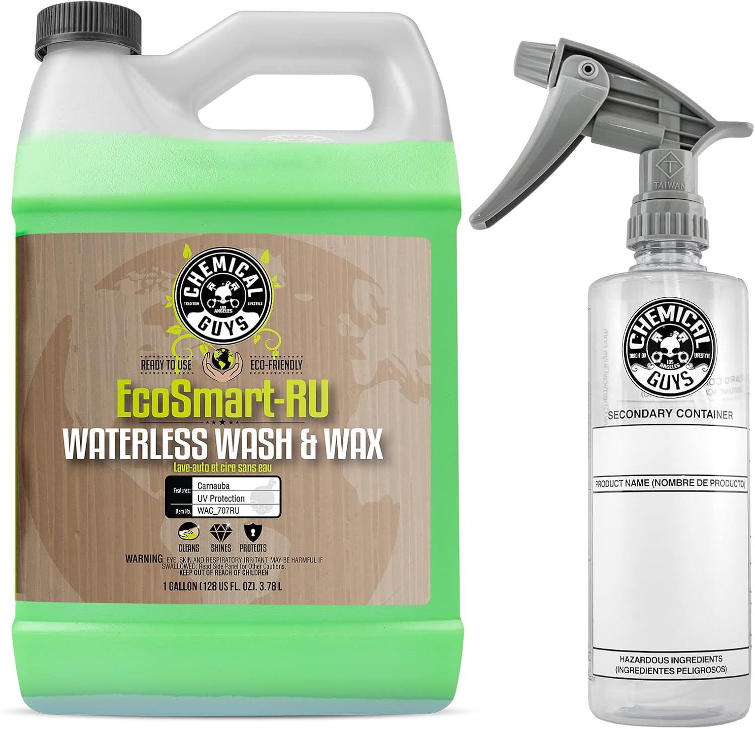 Chemical Guys EcoSmart-RU Waterless Car Wash and Wax Bundle