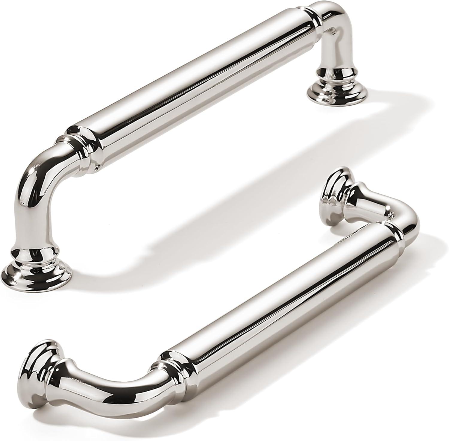 Polished Nickel Heavy-Duty Cabinet Pulls for Kitchen and Bath