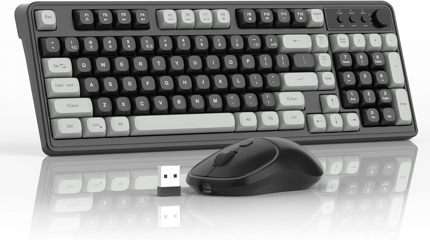 MageGee V560 Wireless RGB Gaming Combo: Mechanical Feel