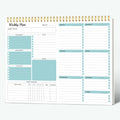 Weekly Planner Notepad Undated 52 Weeks - Large 8.5x11 Weekly Pad