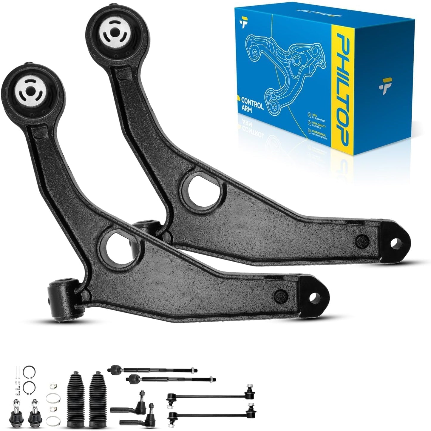 PHILTOP 12pcs Front Suspension Kit for Dodge Journey 2009-2015
