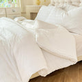 Boho Comforter Set Twin Size Seersucker Stripe - Soft All-Season