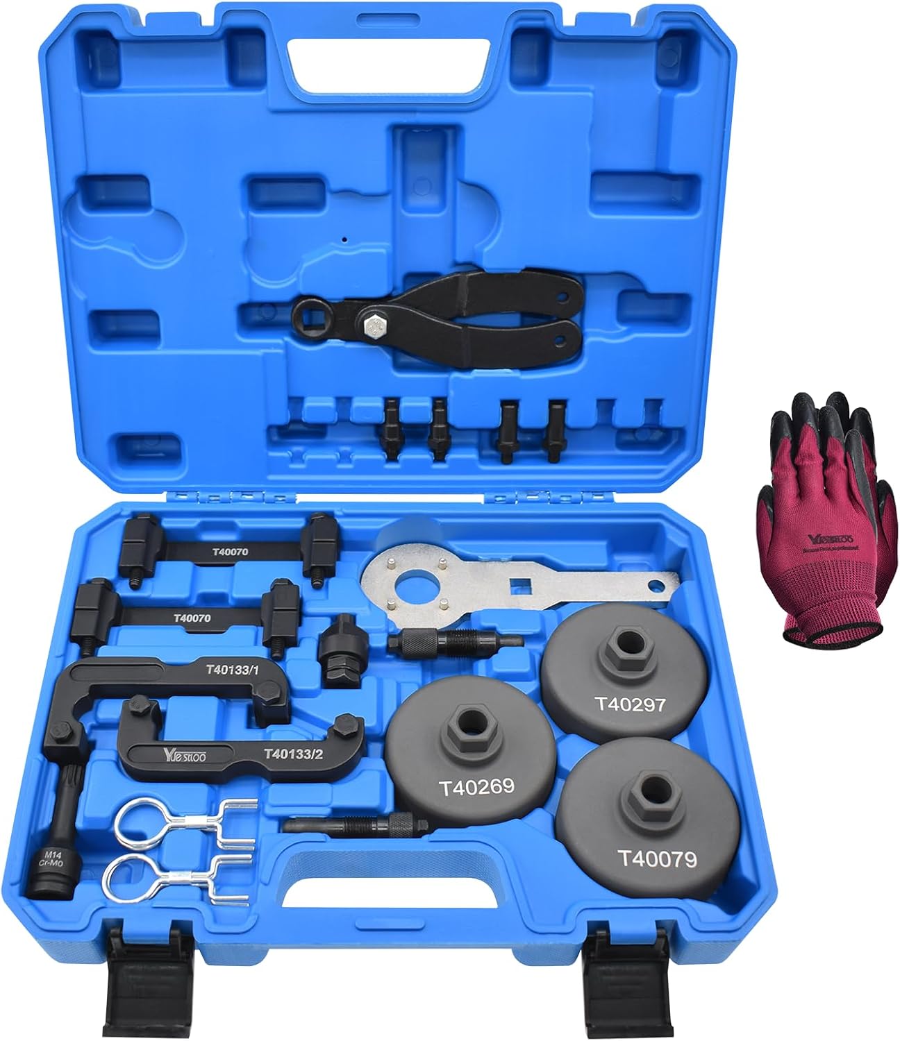 21PCS Camshaft Timing Tool Kit for Audi VW EA837 Engines