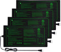 Seedling Heat Mat 4PK - Consistent Root Warming for Faster Germination
