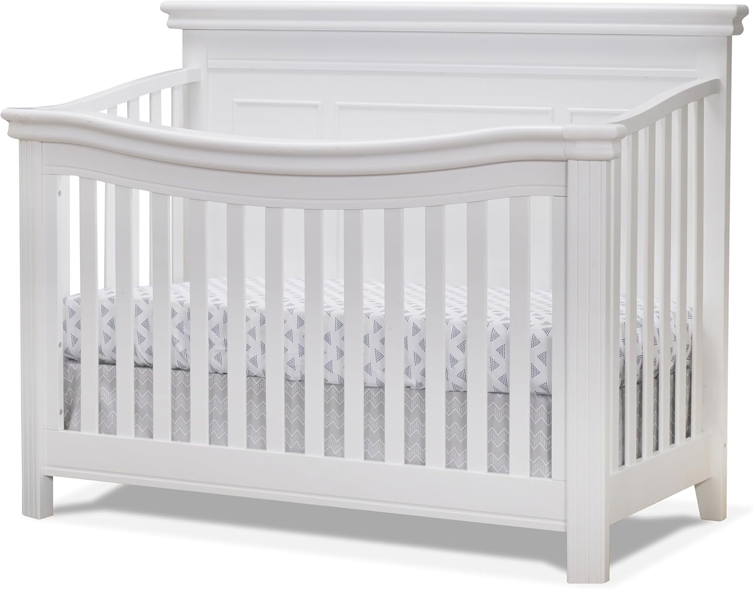 Sorelle Finley Lux Flat Top Crib with Adjustable Mattress Heights