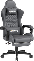 Gaming Chair Office Chair with Footrest - Ergonomic Pocket Spring