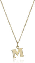 14k Gold-Filled Letter Charm Pendant Necklace - Everyday Elegant