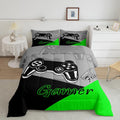 Gamer Comforter Set Queen - Soft Microfiber Video Game Bedding