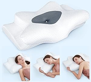 Emircey Adjustable Neck Pillows for Pain Relief and Comfort
