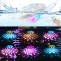 Floating Pool Lights Rechargeable RGB Waterproof 6-Pack - Long Run