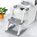 Potty Training Seat for Toddlers 2-in-1 Adjustable Ladder - Stable Fit