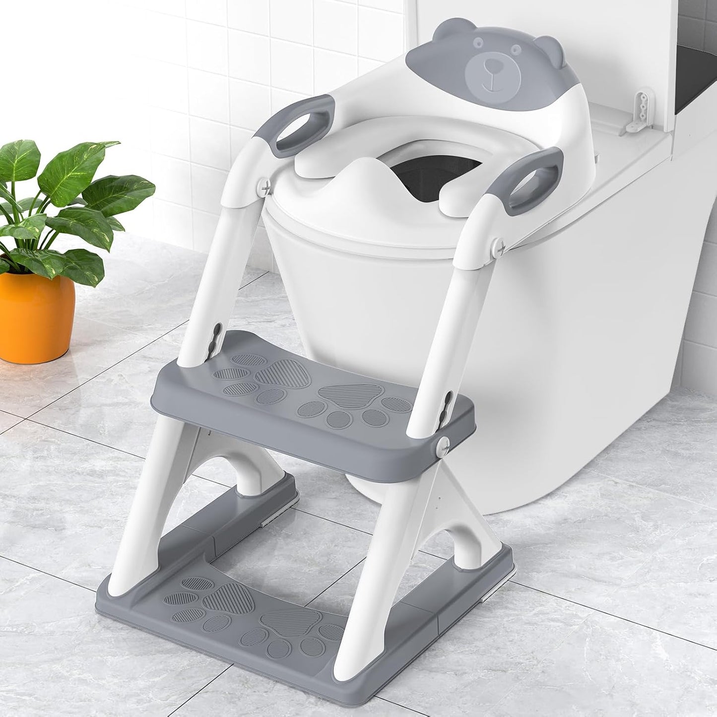 SKYROKU Potty Training Seat for Toddlers with Step Stool