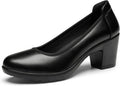 DREAM PAIRS Women's Chunky Closed Toe Low Block Heels (Style KJN9)