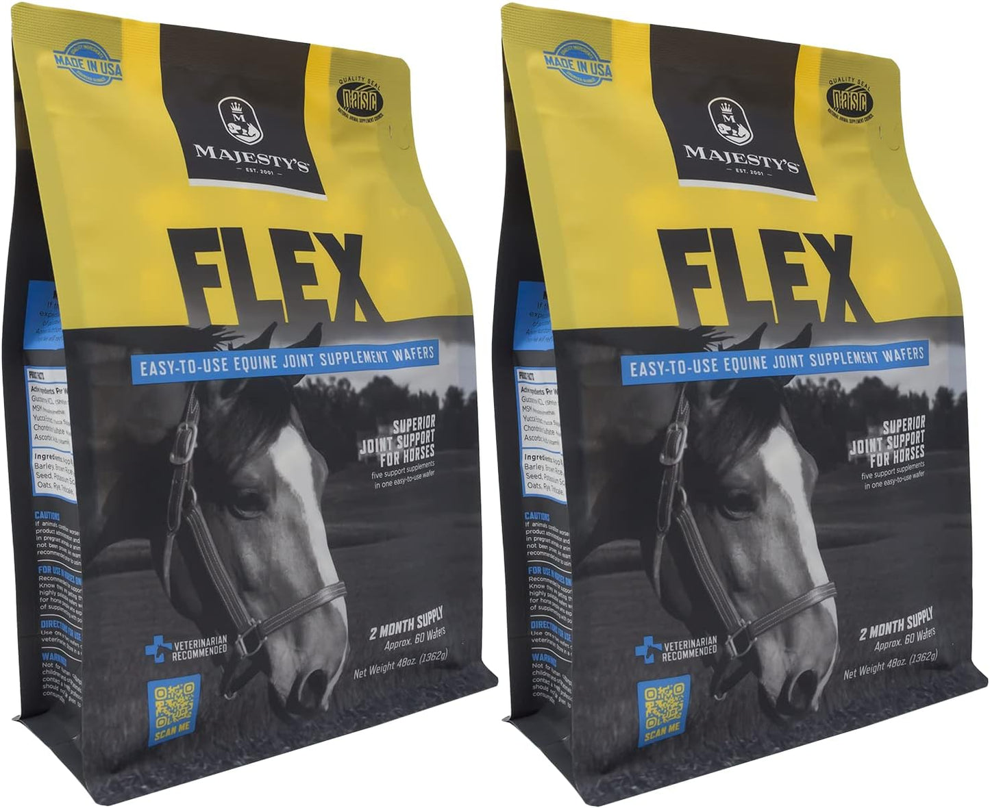Majesty's Flex Wafers for Superior Horse Joint Support