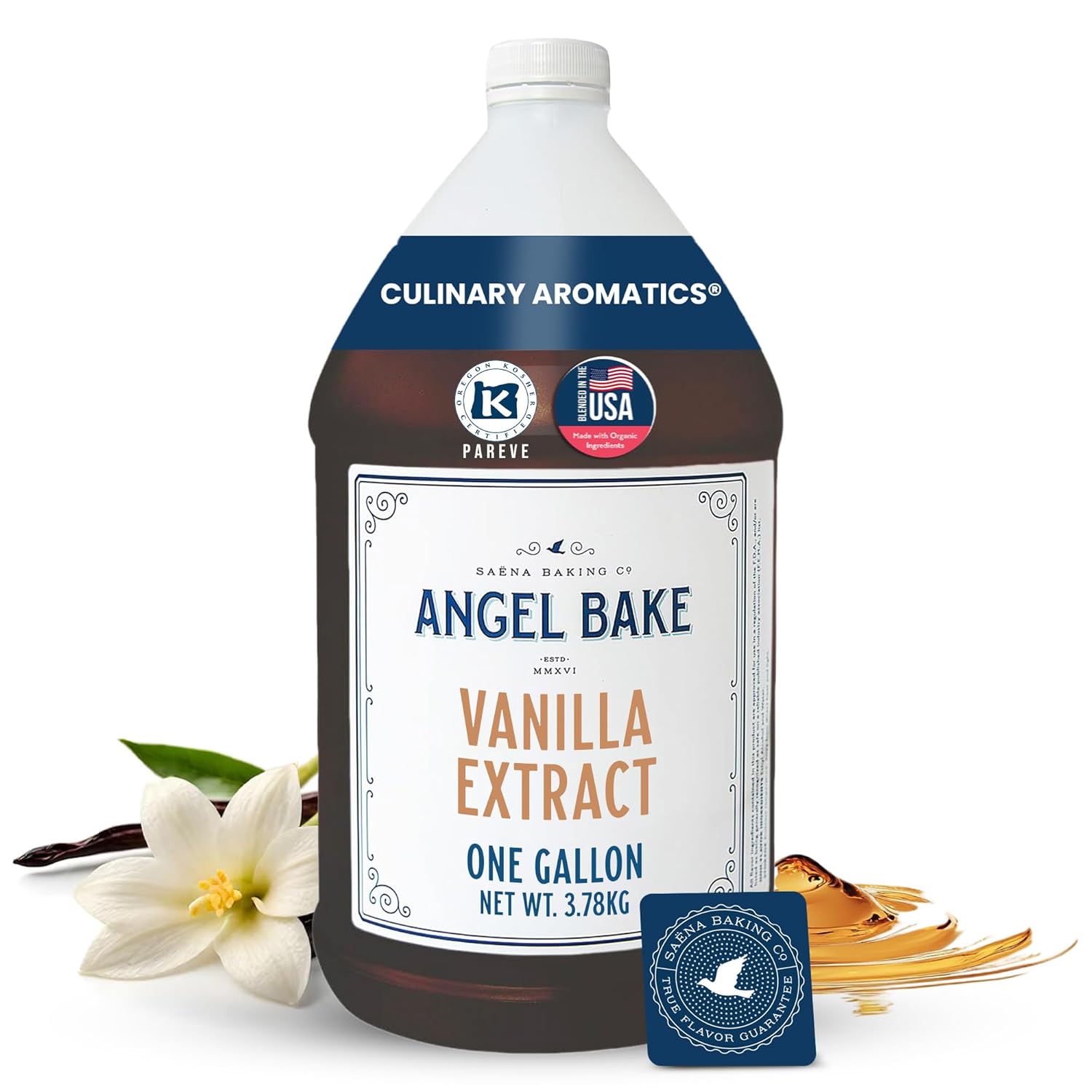 Pure Madagascar Vanilla Extract for Baking and Mixology