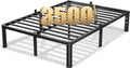 16 Inch Queen Bed Frame Metal Platform - Heavy Duty, Noise Free