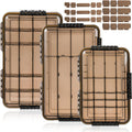 3 Pack Fishing Tackle Boxes 3600 3700 Tray Storage Box - Waterproof