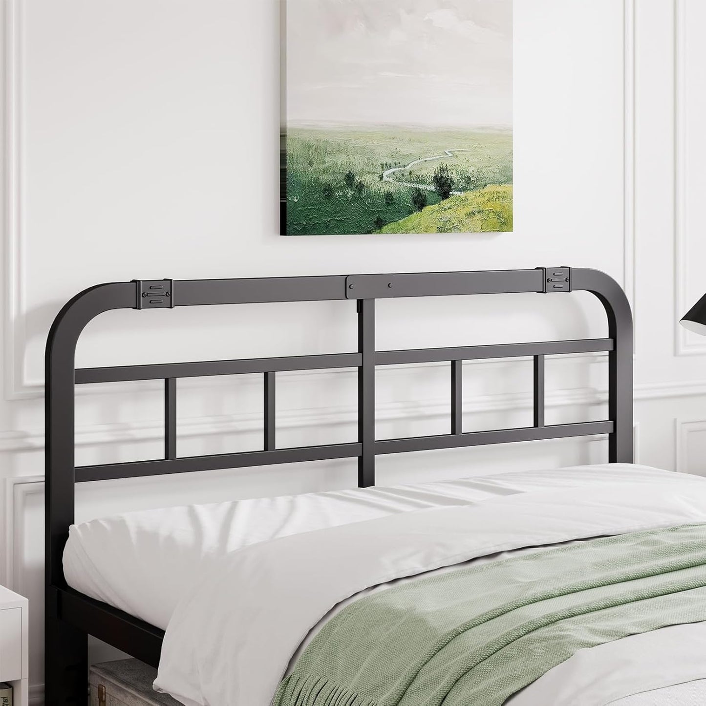 KERAMIK 40 Inch High Full Size Headboard for Stylish Upgrade