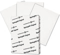 Springhill White 8.5 x 11 Cardstock Paper 90lb 2,000 Sheets - Smooth