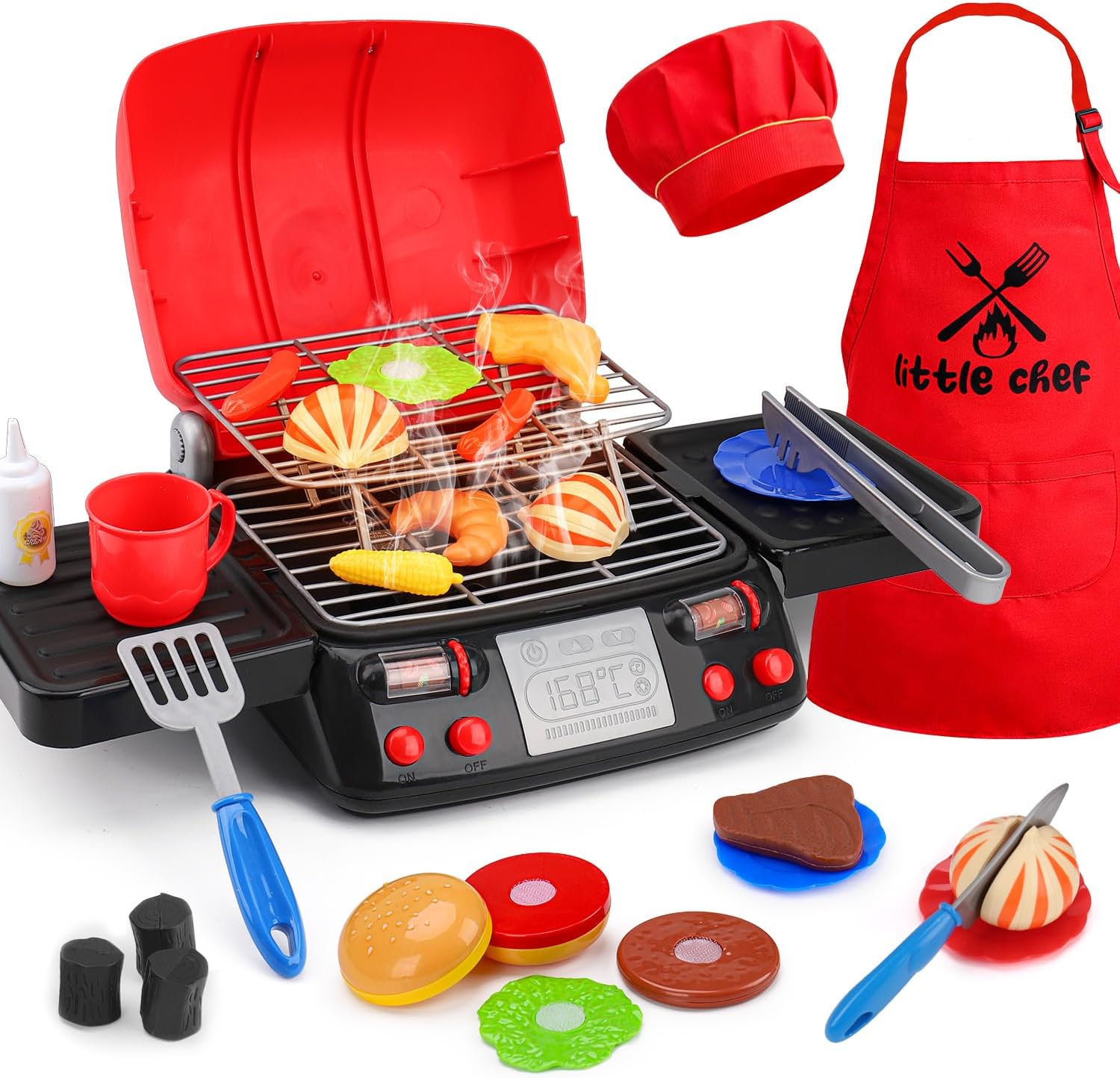 AugToy Kids BBQ Grill Playset - Outdoor Fun!