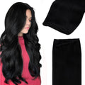 GOO GOO Sew in Hair Extensions Real Human Hair 18in - Silky Weft