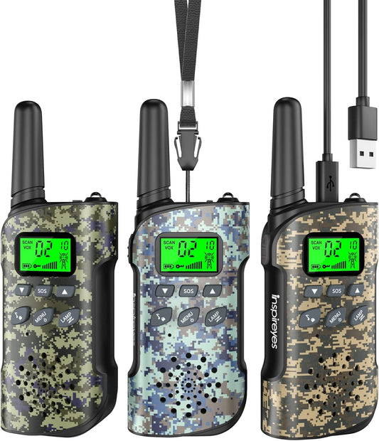 Rechargeable Walkie Talkies for Kids - Fun Outdoor Communication