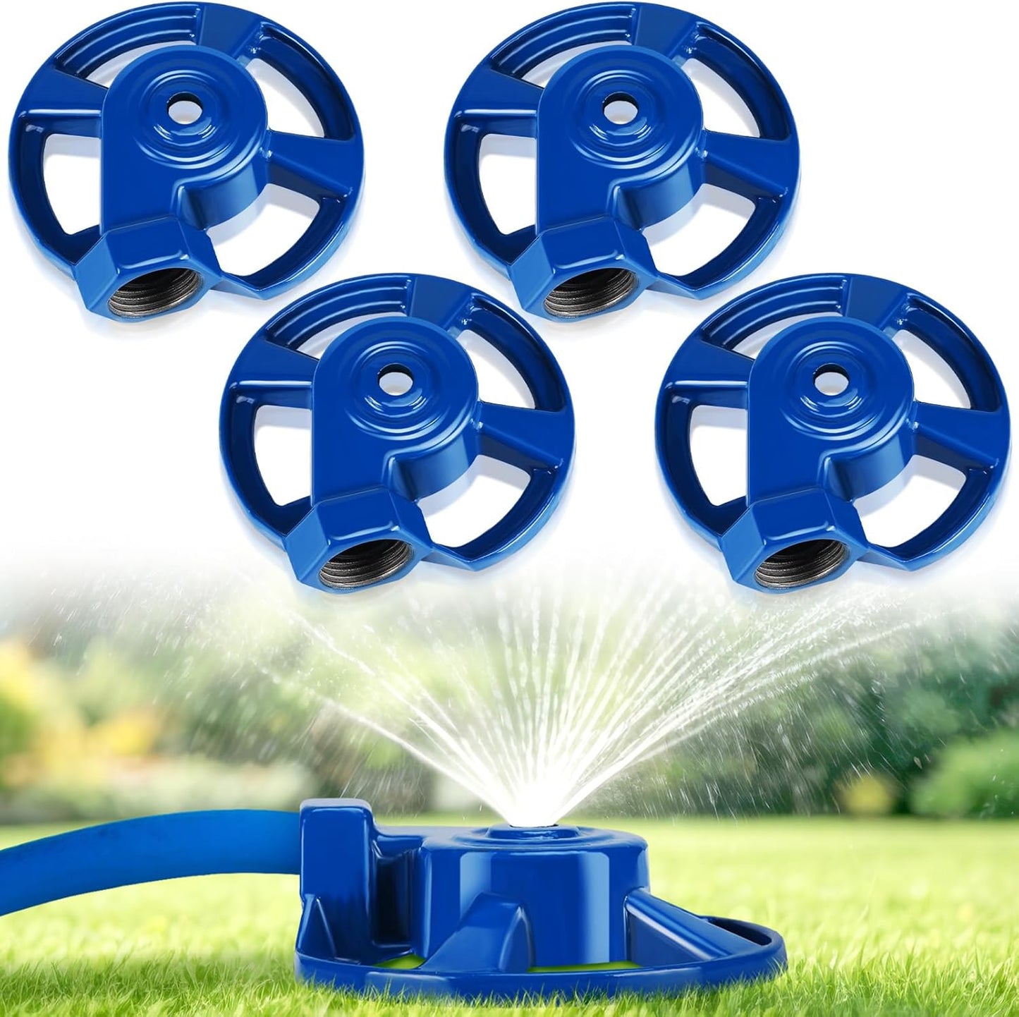 Reliable Cast Iron Circular Spot Sprinkler for Lawn Irrigation