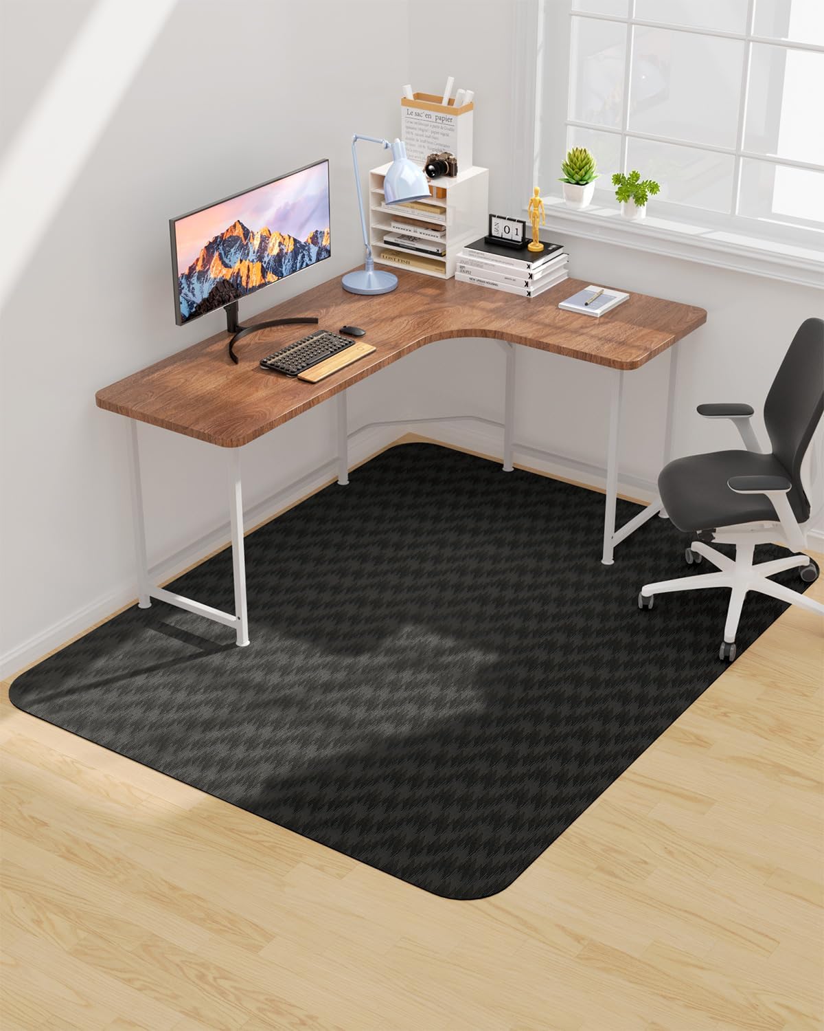 Blvornl Large Office Chair Mat for Hardwood Floor Protection