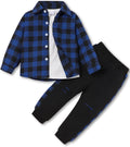 Toddler Boy Clothes Button Down Shirt and T-Shirt with Pants - Cozy