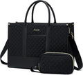 Laptop Bags for Women 17 in Quilted Work Tote - Smart Organization