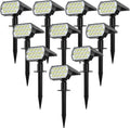 Solar Spot Lights Outdoor 52 LED Solar Landscape Spotlights - Bright