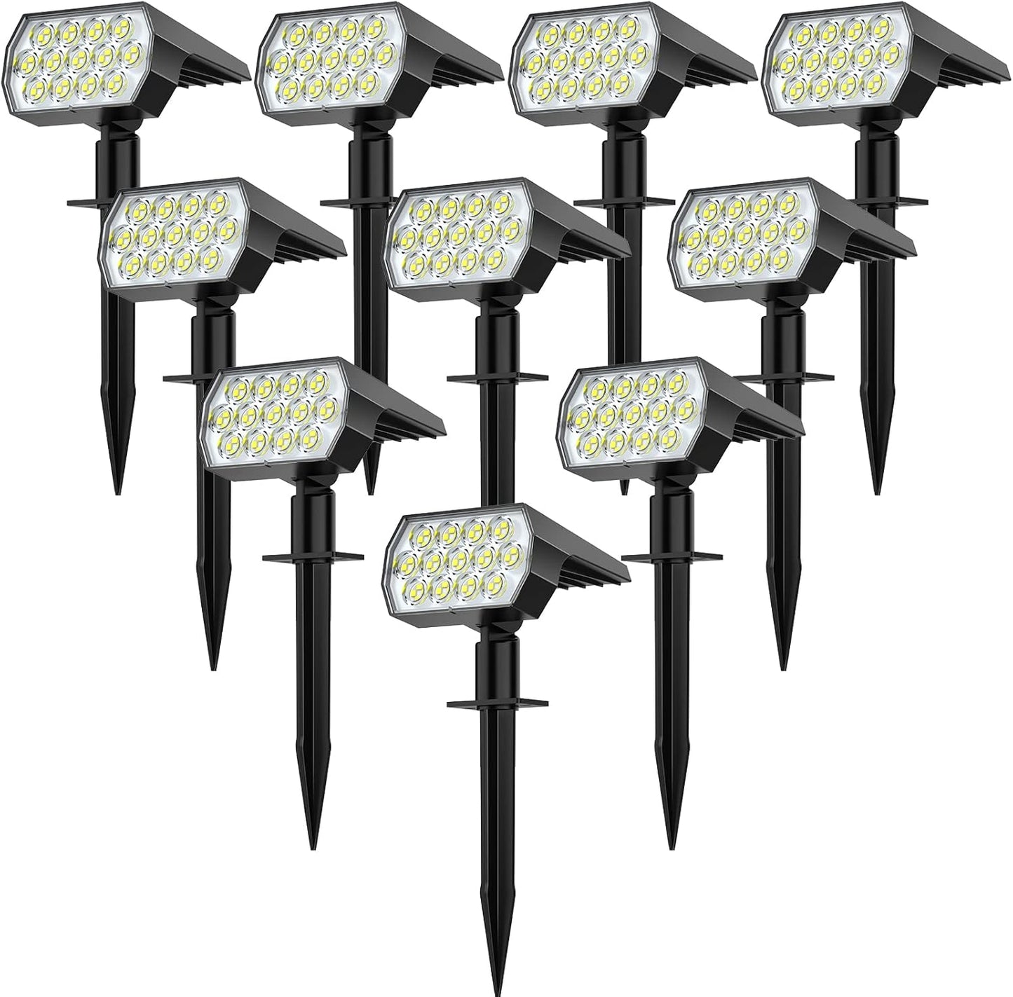 WELALO Solar Spot Lights Outdoor for Garden and Driveway Use