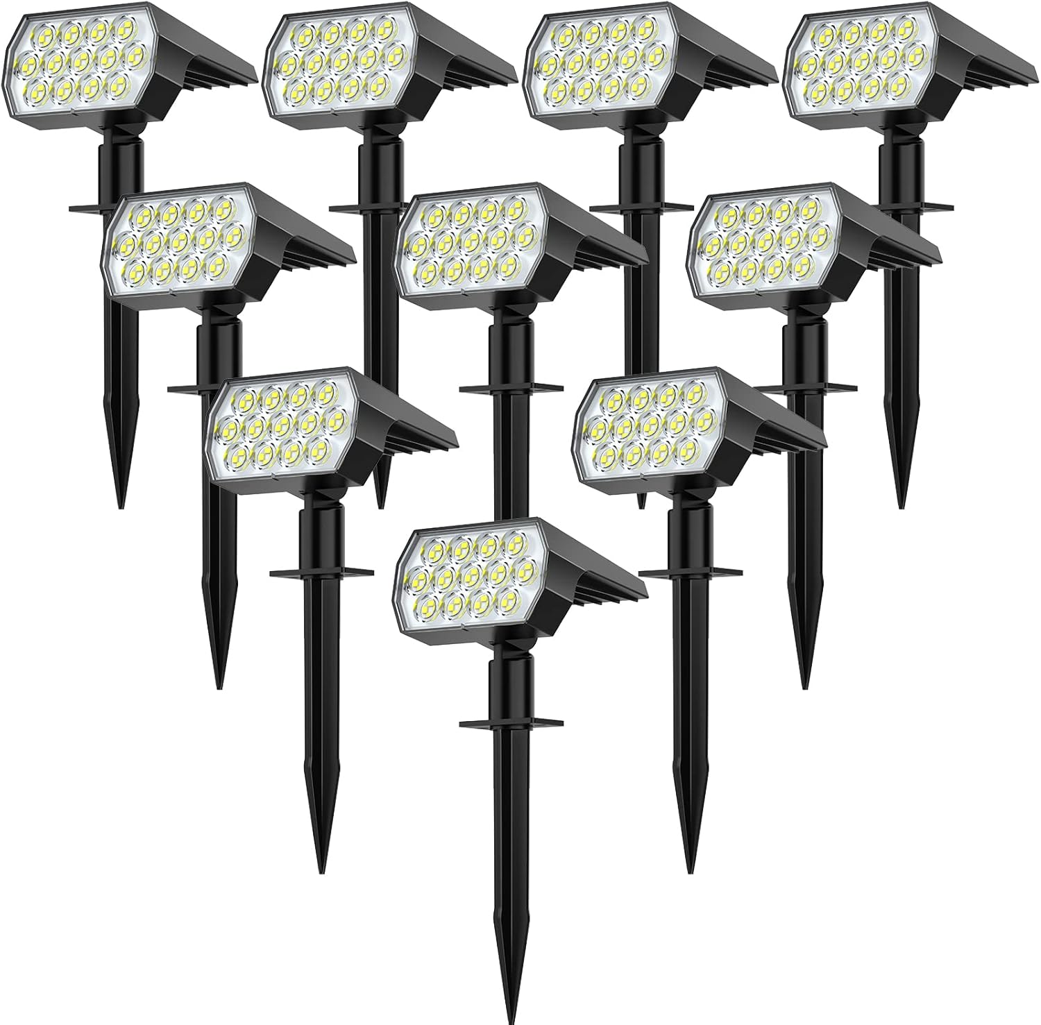 WELALO Solar Spot Lights Outdoor for Garden and Driveway Use
