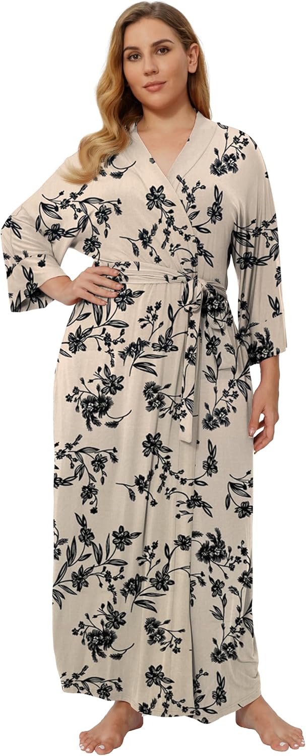 Plus Size Long Robes for Women - Stylish and Comfortable Kimonos