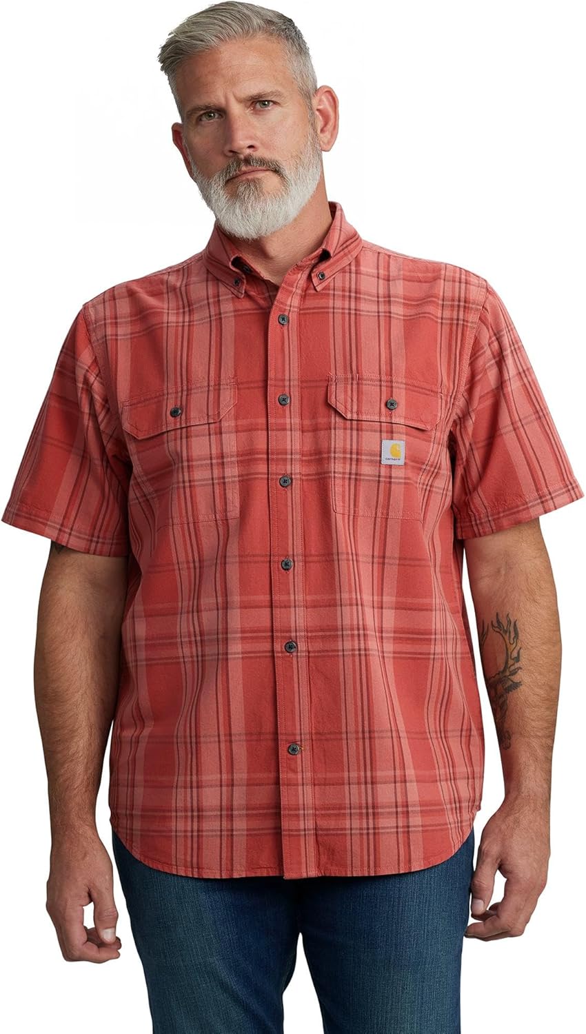 Carhartt Men's 106746 Loose Fit Midweight Plaid Shirt