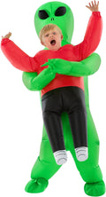 Morph Kids Red Inflatable Alien Costume - Eye-Catching Blow Up Outfit