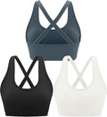 RUNNING GIRL Sports Bra for Women High Support - Criss-Cross Padded it