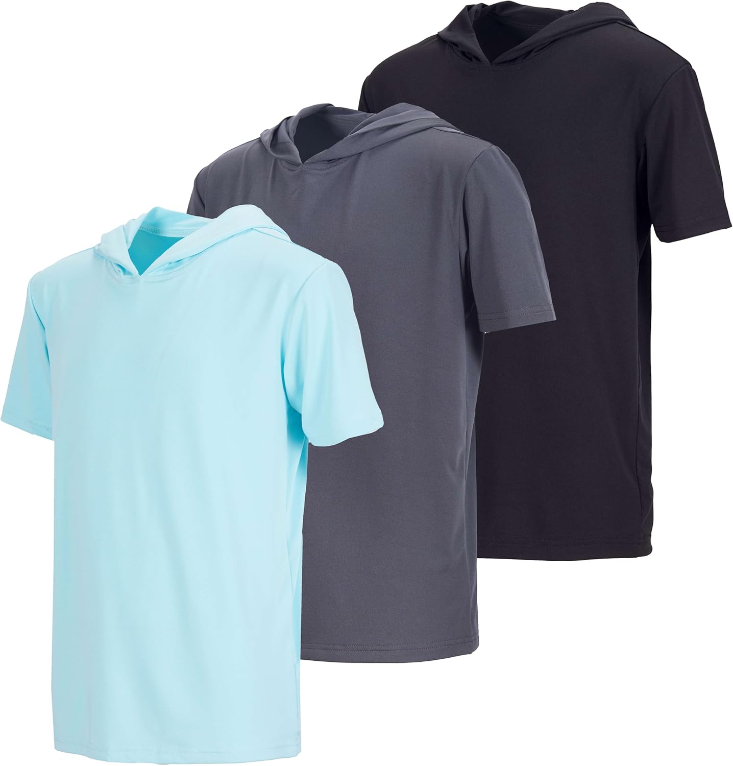 Boys Dry-Fit Hoodie 3-Pack: Active & Athletic Essentials