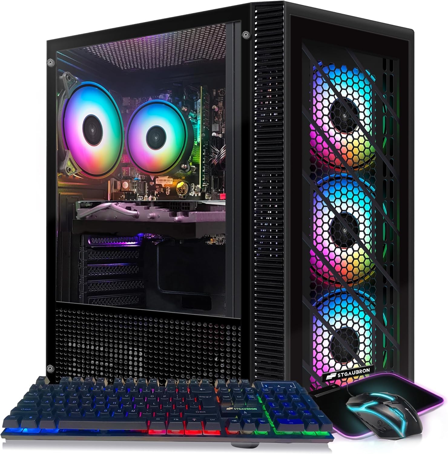 High-Performance Gaming PC with Radeon RX 5500 XT and i5-9400F