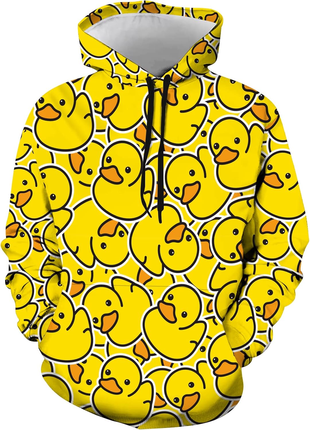 Yellow Rubber Duck Hoodie: Cute & Cozy Pullover GNEW