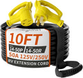 NEMA 14-50P 10 FT 50 Amp RV/EV Extension Cord with Grip Handle