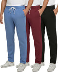 Men's Tech Fleece Sweatpants 3 Pack - Lightweight Comfort Clothing