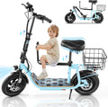 Caroma 1200W Peak Electric Scooter with Seat - Dual Rider Commuter