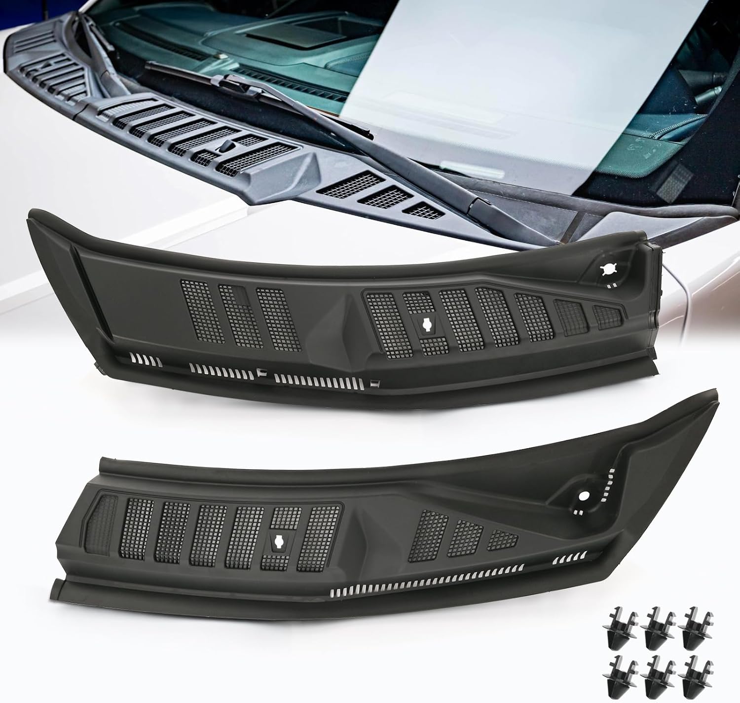 Windshield Wiper Cowl Cover Panel for 2015-2020 Ford F150